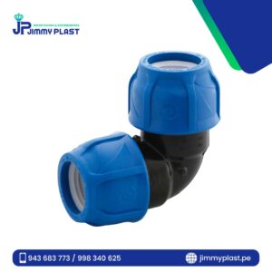 codo 90 hdpe a compresion