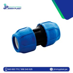 enlace recto hdpe a compresión